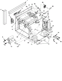 Electrical Components parts for Amana Microwave RC5PHB-P1327607M from AppliancePartsPros.com