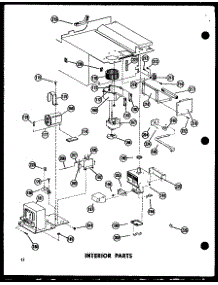 Interior Parts parts for Amana Countertop Microwave RC7A-D/P72651-2M from AppliancePartsPros.com