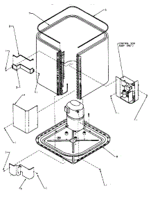 Cabinet Assembly (Rca18a2a / P1173301c) (Rca24a2a / P1173302c) (Rca30a2a / P1173303c) (Rca36a2a / P1173304c) (Rca36a3a / P1173305c) (Rca36a4a / P1173306c) (Rca42a2a / P1173307c) (Rca48a2a / P1173308c) (Rca48a3a / P1173309c) (Rca48a4a / P1173310c) (Rca60a2a / P1173311c) (Rca60a parts for Amana Central Air Conditioner RCA60A3A/P1173312C from AppliancePartsPros.com