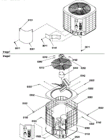 Control Cover / Cabinet / Top parts for Amana Central Air Conditioner RCB18B2A/P1223301C from AppliancePartsPros.com