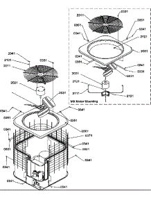 Motor Mount Assembly parts for Amana Central Air Conditioner RCB36A3B/P1205305C from AppliancePartsPros.com
