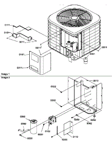 Unit & Control Box Assembly parts for Amana Central Air Conditioner RCB48A2B/P1205308C from AppliancePartsPros.com
