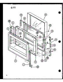 (Rcr-700 / P85727-3S) (Rcr-1010 / P85728-3S) (Rcc-1010 / P85729-3S) parts for Amana Countertop Microwave RCC-1010/P85729-3S from AppliancePartsPros.com