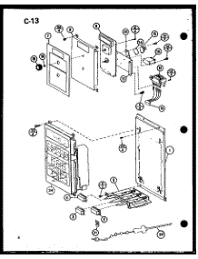 (Rcr-700 / P85727-3S) (Rcr-1010 / P85728-3S) (Rcc-1010 / P85729-3S) parts for Amana Countertop Microwave RCC-1010/P85729-3S from AppliancePartsPros.com