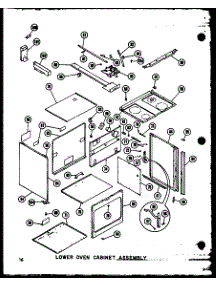 Lower Oven Cabinet Assembly (Rcc-3 / P72771-1M) (Rcc-3-C / P72771-1Mc) (Rcc-3-Ag / P72771-1Mg) (Rcc-3-A / P72771-1Ma) (Rcc-3 / P72771-2M) (Rcc-3-L1 / P72771-2Ml) (Rcc-3-C1 / P72771-2Mc) (Rcc-3-A1 / P72771-2Ma) (Rcc-3-Ag1 / P72771-2Mg) (Rcc-4-C / P72778-1Mc) (Rcc-4-A / P72778-1 parts for Amana Wall Oven/Microwave Combo RCC-3-A1/P72771-2MA from AppliancePartsPros.com