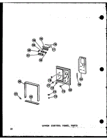 Upper Control Panel Parts (Rcc-3 / P72771-1M) (Rcc-3-C / P72771-1Mc) (Rcc-3-Ag / P72771-1Mg) (Rcc-3-A / P72771-1Ma) (Rcc-3 / P72771-2M) (Rcc-3-L1 / P72771-2Ml) (Rcc-3-C1 / P72771-2Mc) (Rcc-3-A1 / P72771-2Ma) (Rcc-3-Ag1 / P72771-2Mg) (Rcc-4-C / P72778-1Mc) (Rcc-4-A / P72778-1Ma parts for Amana Wall Oven/Microwave Combo RCC-3-C/P72771-1MC from AppliancePartsPros.com