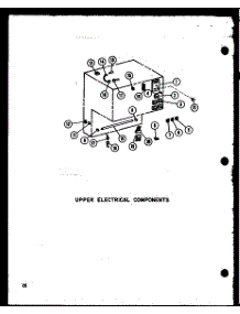 Upper Electrical Components (Rcc-3-C1 / P73408-1Mc) (Rcc-3 / P73408-1M) (Rcc-3-A1 / P73408-1Ma) (Rcc-3-Ag1 / P73408-1Mg) (Rcc-3-L1 / P73408-1Ml) (Rcc-4-C1 / P73409-1M) (Rcc-4-Ag1 / P73409-1M) (Rcc-4 / P73409-1M) (Rcc-4-A1 / P73409-1M) (Rcc-4-L1 / P73409-1M) parts for Amana Wall Oven/Microwave Combo RCC-4-C1/P73409-1M from AppliancePartsPros.com