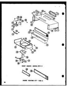 Vent Hoods (Rvh-2 / P72908-3M) (Vhc-2 / P72908-2M) parts for Amana Wall Oven/Microwave Combo RCC-4-C1/P73409-1M from AppliancePartsPros.com