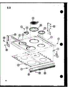 (Rcr-5 / P82319-2S) parts for Amana Range/Microwave Combo RCC-6-P85318-2S from AppliancePartsPros.com