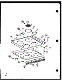 (Rcr1020 / P8576801s) (Rcr720 / P8576701s) parts for Amana Electric Range RCC1020/P8576901S from AppliancePartsPros.com