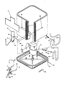 Compressor And Tubing (Rcc18a2b / P1172413c) (Rcc48a2a / P1172408c) (Rcc48a3a / P1172409c) (Rcc60a2a / P1172411c) (Rcc60a3a / P1172412c) parts for Amana Central Air Conditioner RCC36A2A/P1172404C from AppliancePartsPros.com
