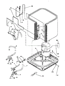 Compressor And Tubing (Rcc18a2a / P1172401c) (Rcc18a2b / P1172413c) (Rcc24a2a / P1172402c) (Rcc30a2a / P1172403c) (Rcc36a2a / P1172404c) (Rcc36a3a / P1172405c) (Rcc42a2a / P1172407c) (Rcc42a2b / P1172414c) (Rcc48a2a / P1172408c) (Rcc48a2b / P1172415c) parts for Amana Central Air Conditioner RCC48A3A/P1172409C from AppliancePartsPros.com