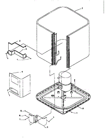 Cabinet Assembly parts for Amana Central Air Conditioner RCC60A3A/P1172412C from AppliancePartsPros.com