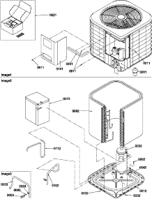 Control Cover / Compressor / Tubing parts for Amana Central Air Conditioner RCE60A2A/P1218706C from AppliancePartsPros.com