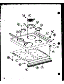 (Rcr-700 / P85727-1S) (Rcr-1010 / P85728-1S) parts for Amana Electric Range RCR-1010/P85728-1S from AppliancePartsPros.com