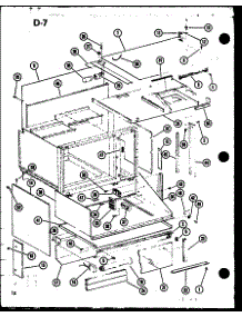 Cabinet Parts parts for Amana Range/Microwave Combo RCR-5-P82319-2S from AppliancePartsPros.com