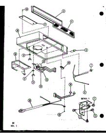 (Rvh-6 / P85401-2S) parts for Amana Range Hood RCR-7/P85515-4S from AppliancePartsPros.com