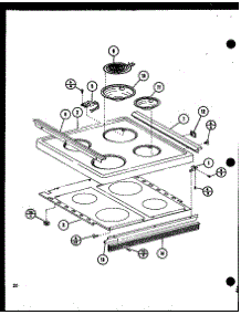 (Rcr-8 / P85512-5S) (Rcr-7 / P85515-6S) parts for Amana Electric Range RCR-7/P85515-6S from AppliancePartsPros.com