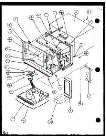 (Rcs700de / P7787222m) (Rcs700de / P7787227m) parts for Amana Countertop Microwave RCS700/P7715409M from AppliancePartsPros.com