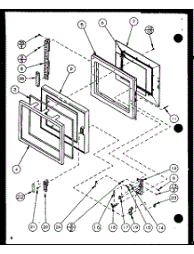 (Rcs710b / P1152802m) (Rcs710b / P1152804m) (Rcs720b / P1140403m) (Rcs720mp / P1140404m) parts for Amana Countertop Microwave RCS700DE/P1152803M from AppliancePartsPros.com