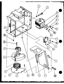Blower parts for Amana Countertop Microwave RCS700DE/P1152803M from AppliancePartsPros.com