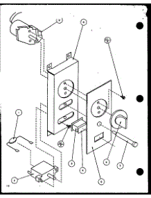 Timer parts for Amana Countertop Microwave RCS700DE/P1152803M from AppliancePartsPros.com
