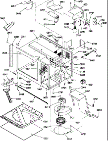 Internal Components parts for Amana Microwave RCS820MPLW-P1140410M from AppliancePartsPros.com