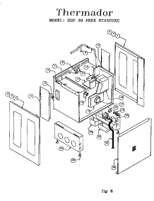 Free Standing parts for Thermador Range RDF30RS (9707 & UP) from AppliancePartsPros.com
