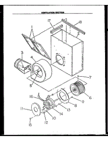 Ventilation Section parts for Caloric Gas Cooktop RDS-648-UK from AppliancePartsPros.com