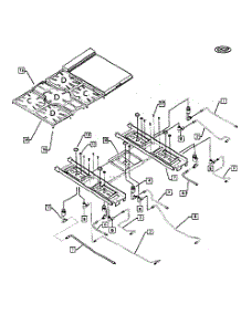 Burner Hanger parts for Dcs Gas Range RDT485GD-70714 from AppliancePartsPros.com