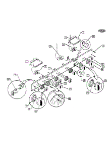 Valve Panel parts for Dcs Gas Range RDT485GD-70714 from AppliancePartsPros.com