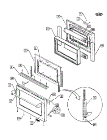 27 Door Assy parts for Dcs Gas Range RDT485GD-70714 from AppliancePartsPros.com