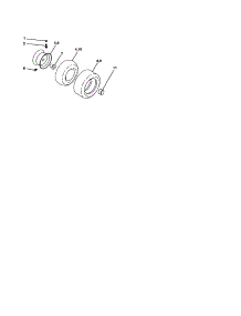 Wheels And Tires parts for Rally Front-Engine Lawn Tractor RE11CRD (REQ11CRDB) from AppliancePartsPros.com