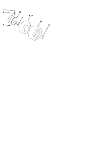 Wheels And Tires parts for Rally Front-Engine Lawn Tractor RE145H92RBK from AppliancePartsPros.com