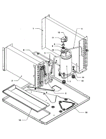 Evaportator / Condenser / Compressor parts for Amana Room Air Conditioner RE18090C2DR REV D from AppliancePartsPros.com