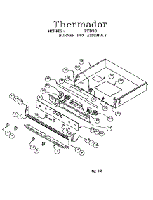 Burner Box Assembly parts for Thermador Electric Range RED30VQRS (9708 & UP) from AppliancePartsPros.com