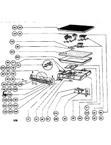 Electric Burner Box parts for Thermador Electric Range REF30Q from AppliancePartsPros.com