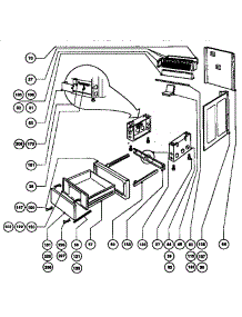 Storage Drawer And Base parts for Thermador Electric Range REF30Q from AppliancePartsPros.com