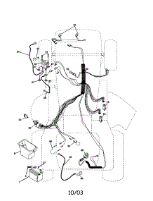 Electrical parts for Rally Front-Engine Lawn Tractor RELT1236D from AppliancePartsPros.com