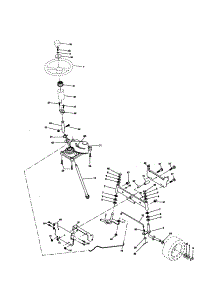 Steering parts for Rally Front-Engine Lawn Tractor RELT1236D from AppliancePartsPros.com