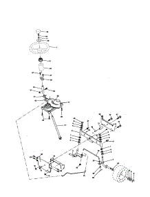 Steering Wheel parts for Rally Front-Engine Lawn Tractor RELTS3611B from AppliancePartsPros.com