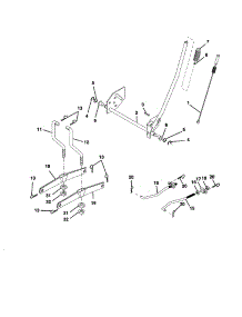 Mower Lift parts for Rally Front-Engine Lawn Tractor RELTS3611B from AppliancePartsPros.com