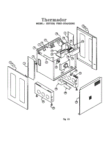 Free-Standing Range (Ref30qb(Prior-9708)) (Ref30qw(Prior-9708)) parts for Thermador Range RES30W(PRIOR-9708) from AppliancePartsPros.com