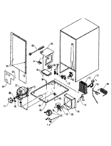 Compressor parts for Dcs Freestanding Ice Maker RF15I-70879 from AppliancePartsPros.com