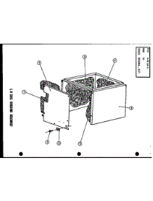 Lh Coil Housing Assembly (Lh4,5B / P52798-3C) (Lh4a / P52798-4C) parts for Amana Central Air Conditioner RF2,3/P53802-1C from AppliancePartsPros.com