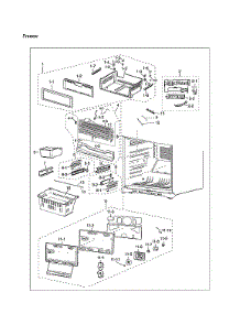 Freezer Parts parts for Samsung Bottom-Mount Refrigerator RF20HFENBWW/US-00 from AppliancePartsPros.com