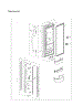 Left Refrigerator Door Parts