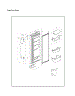 Right Refrigerator Door Parts