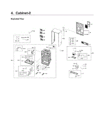 Cabinet 2 Parts parts for Samsung Bottom-Mount Refrigerator RF22NPEDBSR/AA-02 from AppliancePartsPros.com