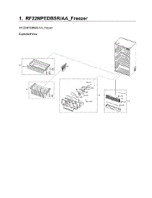 Freezer Parts parts for Samsung Bottom-Mount Refrigerator RF22NPEDBSR/AA-05 from AppliancePartsPros.com